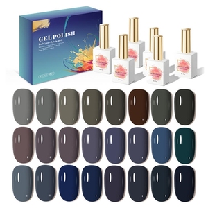 AILANUO Salón de uñas Productos profesionales Botella de esmalte de uñas Uv Led Gel Esmalte de uñas 15ml 24 colores OEM Etiqueta privada - Product Image 1