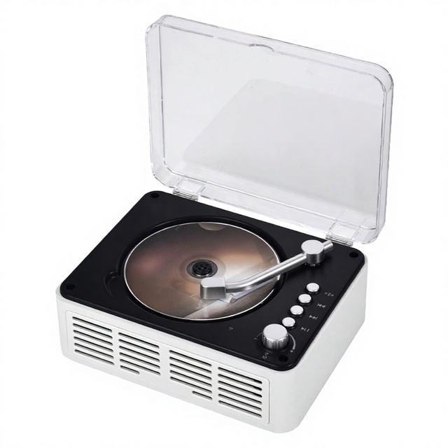 Original Factory Supply Most Popular Portable Suitcase Turntable Record Player /USB SD Play & Recording FM Radio for Home Office