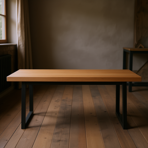 Tablero de Madera Maciza con Borde Natural, 55.1x19.7x0.8-1.6 Pulgadas, Rectangular, Rústico, para Muebles - Product Image 2