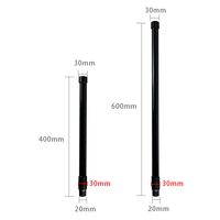 600mm-2G/3G/4G/5G/WiFi antenne en fibre de verre de communication mobile UHF VHF LOJACK antenne omnidirectionnelle à gain élevé