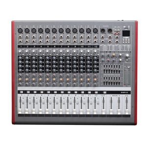 Sistema de dirección público profesional, mezclador de potencia de 12 canales, audio digital - Product Image 1