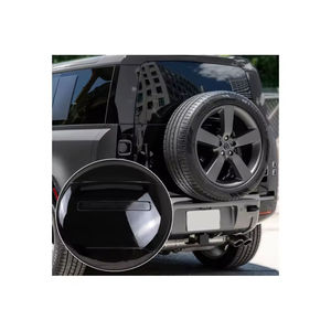 Convient pour Land Rover Defender 2020-2023 Couvre-pneu arrière noir brillant ABS Couvre-roue de secours Kit de carrosserie extérieur Pièce de modification - Product Image 1