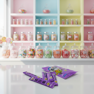 Palitos de Yogur de Fábrica OEM ODM, Dulces de Frutas Semiblandos Multicolores, Deliciosos y Jugosos, Dulces de Azúcar para Niños, 12 Meses de Duración - Product Image 2