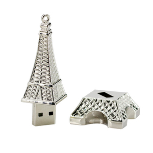 Regalo promocional pulgar unidades Usb 2,0 Mini 3,0 de Metal Torre Eiffel forma Pendrive Usb Flash Drive memoria Stick Pen Drive - Product Image 6