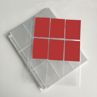 Carpeta de tarjetas de juego impermeable al por mayor, portatarjetas coleccionables, álbum de tarjetas de colección Football Star