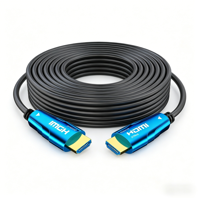 SIPU 2026 Factory High Quality Active Optical Fiber Cable AOC Cable High Speed Gold Plated for Projector Video 10M 15m 50m 100m