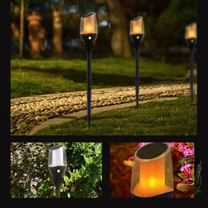 Lampade da Giardino Decorative LED Solari con Effetto Fiamma Tremolante per Esterni Impermeabili con Sensore di Movimento - Product Image 6