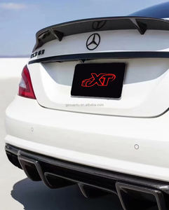 Diffuseur de lèvre de pare-chocs arrière en Fiber de carbone C218 Style R pour <span class=keywords><strong>Mercedes</strong></span> Benz W218 CLS63 <span class=keywords><strong>320</strong></span> 350 260 Bodykit - Product Image 6