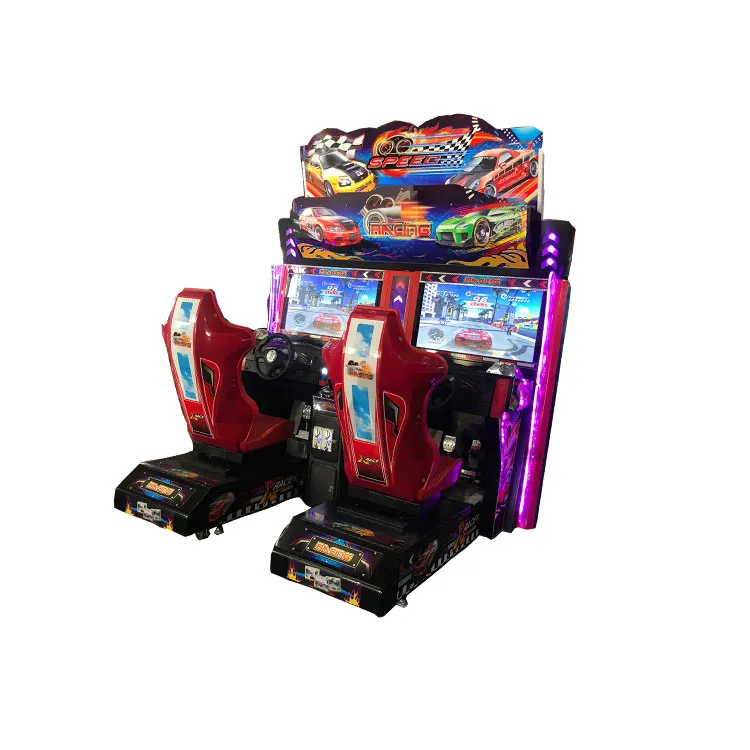 Juegos atrás coche de carreras juego de Video consola para la venta de la moneda operado comercial clásico entretenimiento de Interior 1-2 jugador EPARK-R012
