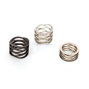 Endüstriyel Özel Gümüş Renkli Metal Hidrolik Paslanmaz Çelik Dalga Yay Geri Dönüş Yayları Üreticisi WG Marka Çin - Product Image 5