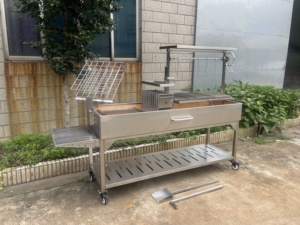 Santa Maria <strong>Grill</strong> Wood Charcoal Bbq Adjustable Height Ratchet and Pawl Lift System <strong>Argentinian</strong> <strong>Grill</strong> - Product Image 2