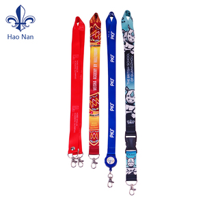 Lanières personnalisées en polyester avec logo imprimé offset et crochet <span class=keywords><strong>pour</strong></span> la vente en gros - Product Image 3