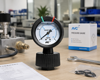 Diaphragm Pressure Gauge PP-60 Plastic Anti-vibration PCB Environmental-friendly Electronic Pressure Gauge