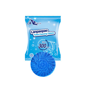 Tablettes nettoyantes pour toilettes Lanpaopao 50g Blue Bubble Flush 300 utilisations Écologiques - Product Image 1