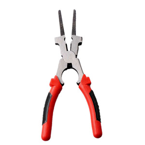 Welding Pliers 8 Inch Red Black Handle Electrostatic Coating For Welding Magnets - Product Image 2