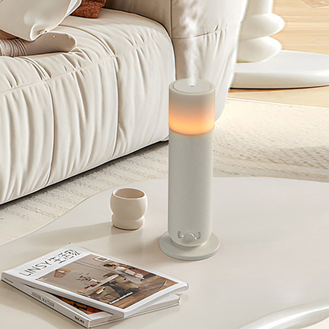 SCENTA Manufacturer New Design Automatic Fabric Wrap Perfume Oil Diffuser Tower,Luxury  Home Air Scent Diffuser Machine
