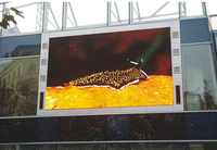 Écran LED vidéo mural extérieur P4 couleur personnalisé, étanche, pour publicité en centre commercial, installation fixe, usine