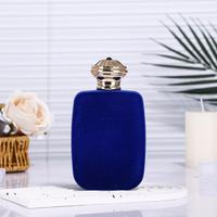Botellas de Perfume de Vidrio de Lujo Personalizadas, 100 ml, Cuadradas, Mate, con Serigrafía y Grabado, Vacías, Recargables, con Tapa Dorada