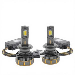 CAR-REFINE Bombilla LED H7 Tricolor de 180W 20000LM 12V con Control por Aplicación, Universal para Autos, Luces Delanteras LED para <span class=keywords><strong>Audi</strong></span> C300 X3 X5 - Product Image 3