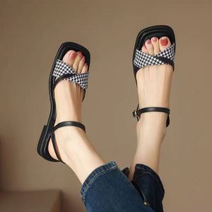 2026 Summer New Luxury Flat Sandals ultra <b>Soft</b> Sole Versatile Comfortable Women Outdoor Summer <b>Shoes</b> - Product Image 1