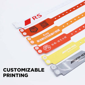 Usine Personnalisé Jetable Étanche Billet D'admission Bracelet PVC Bracelet Événement Festival Parc D'attractions <span class=keywords><strong>Concert</strong></span> Bracelet - Product Image 1