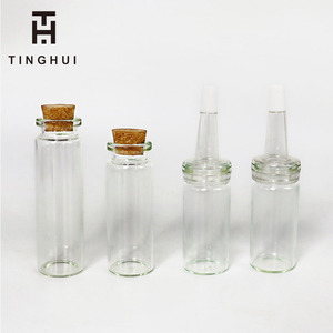 <strong>Mini</strong> Bottles With Cork Lids <strong>Wishing</strong> <strong>Message</strong> Frosted <strong>clear</strong> Glass Bottles Vials Pudding Glass Jar With Cork Wooden Stopper Label - Product Image 3