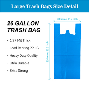 Túi rác dày thiết kế kiểu vest phù hợp với Thùng rác cabin máy bay, tuân thủ các tiêu chuẩn vệ sinh hàng không - Product Image 4