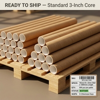 Tube en carton kraft de qualité alimentaire, boîte cylindrique, revêtement UV, personnalisable, recyclable, crème pour le visage, café, thé, huiles essentielles
