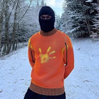 Pull en viscose à col rond tendance à changement de température de style américain personnalisable Hip-Hop Niche Harajuku Unisexe