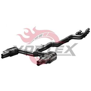 Silencieux d'échappement Catback Vortex Valvetronic pour Mercedes Benz E200 E300 W213, haute performance, acier inoxydable poli miroir, auto - Product Image 1