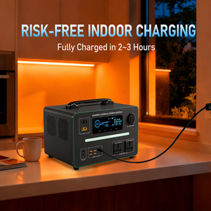 สถานีไฟฟ้าพกพา 600W 600Wh LiFePO4 ระบบสำรองพลังงาน พร้อมพอร์ต USB-C AC DC รองรับพลังงานแสงอาทิตย์ สำหรับรถบ้าน การเดินทาง และใช้ในบ้าน - Product Image 4