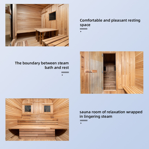 <span class=keywords><strong>Camping</strong></span> Maison préfabriquée en bois fabriquée en usine intégrée avec grand sauna et salon confortable idéal pour Resort et Villa - Product Image 3