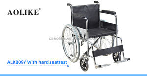 Carrozzina Medicale Economica in Alluminio con Maniglie, Attrezzatura per Terapia e Forniture Sanitarie - Product Image 6