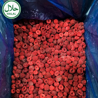 IQF Diepvries Frambozen Bulk OEM Private Label voor Importeurs, Voedingsmiddelenmerken en Distributeurs