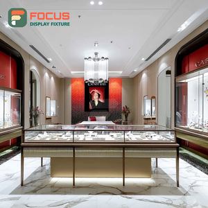 High Visibility Jewelry Display Showcase Laminated Finish Brand Store Jewelry Cabinet - Product Image 6