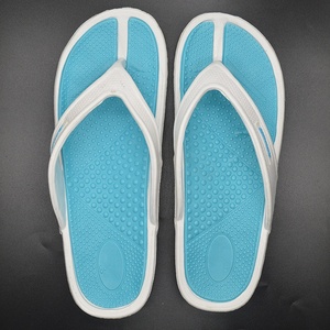 Wholesales Unisex Eva Injection Clogs Two Tone Soft Eva <strong>Flip</strong> <strong>Flops</strong> - Product Image 6