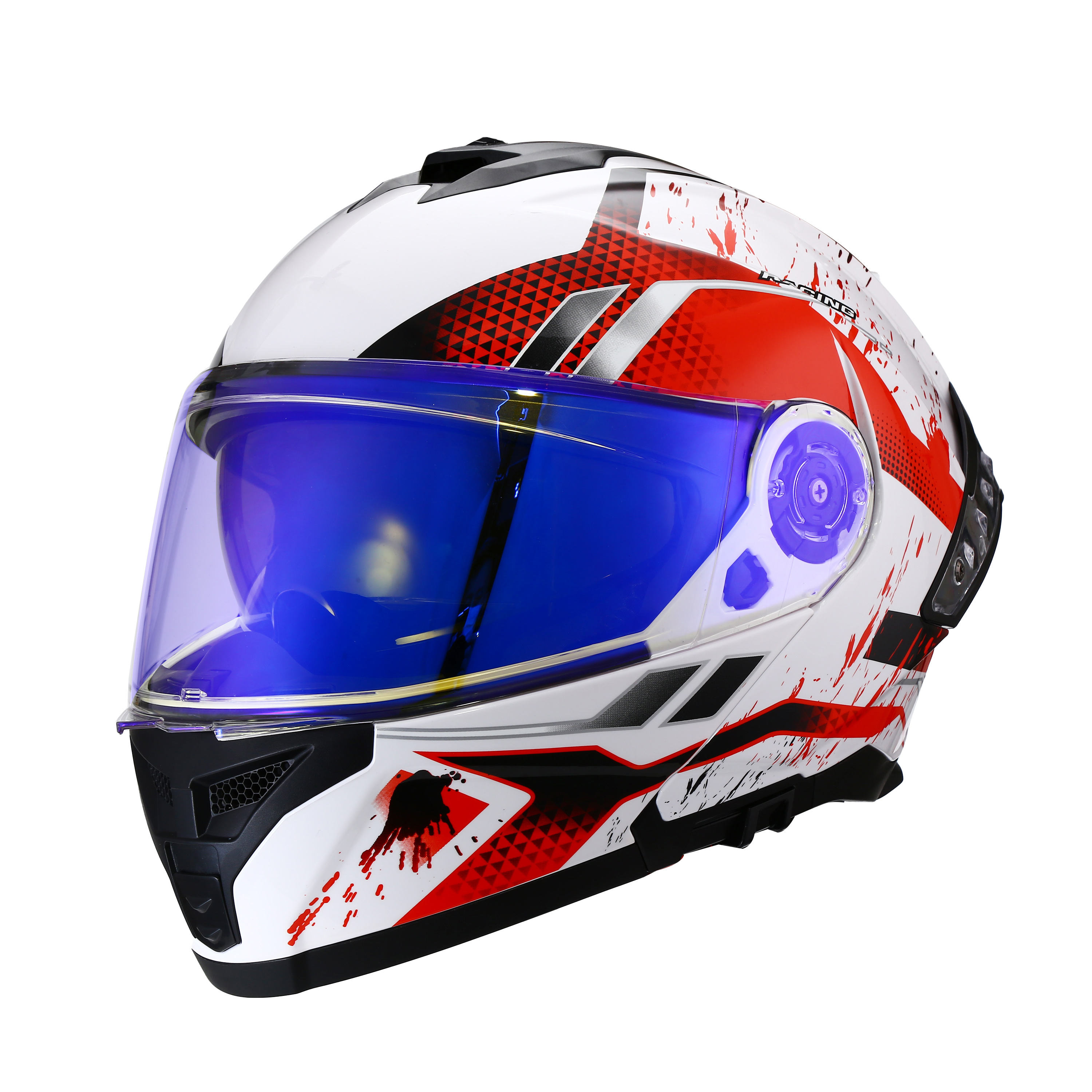 Matte white with patterns