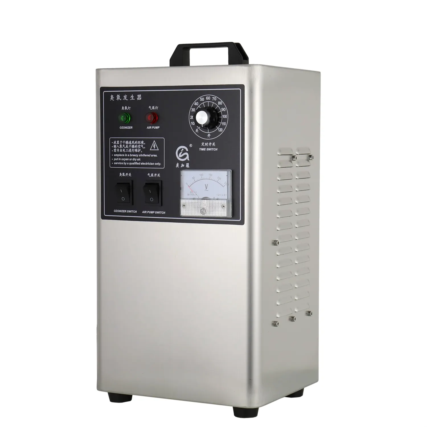 उच्च गुणवत्ता वाले वाणिज्यिक पोर्टेबल वायु शोधक जल उपचार 3जी ओजोन जनरेटर
