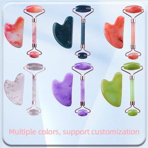 Planche Gua Sha en résine personnalisée avec rouleau – Outil de beauté pour massage facial, soins de la peau et marque privée pour spa - Product Image 5