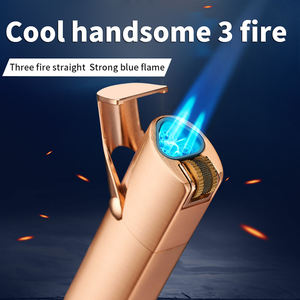 Gas Pemantik Api Tinggi Antik Vendor dengan Pemotong Rokok - Product Image 3