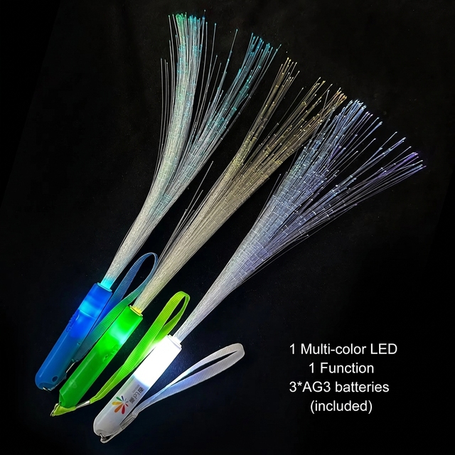 Fiber Optic Wands Light up Wands Glow Wands Led Sticks Bulk Glow Stick for Birthday Bridal Shower Wedding Favors Party Supplies