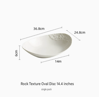 Assiettes en céramique style nordique 2026 en promotion – Vaisselle écologique avec motif en porcelaine pour la maison