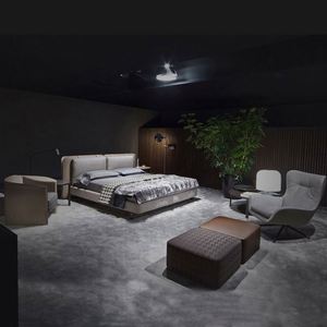 Italian Style Modern Designer Leather Durable Hotel <b>Bed</b> <b>Frame</b> for Living Room Bedroom Custom King/<b>Queen</b> <b>Size</b> Apartment Furniture - Product Image 3