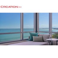Ensemble de mobilier d'hôtel de luxe avec vue sur la mer, mobilier d'hôtel 5 étoiles personnalisé avec lit king size et canapé lounge pour projet de complexe hôtelier