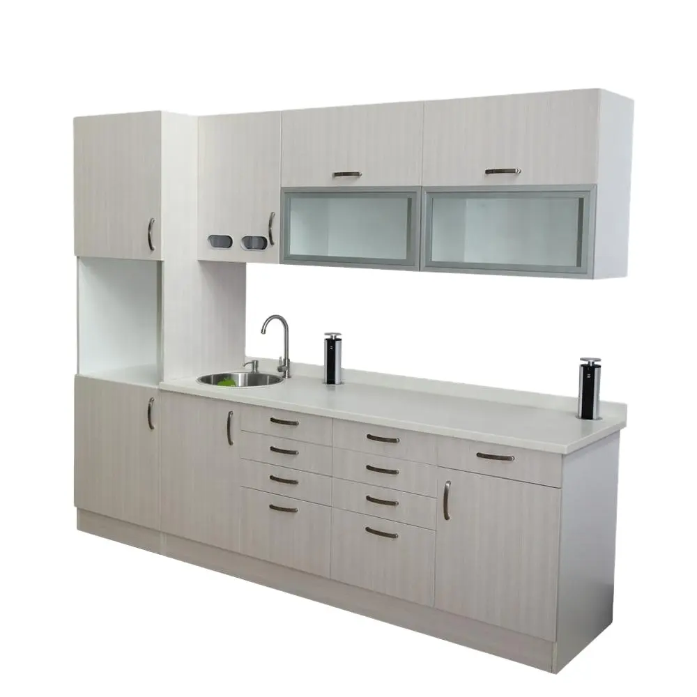 Modern Design Wood Dental Clinic Cabinet With Drawers
