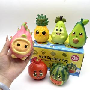 Jouet anti-stress en TPR en forme de fruit pour les adolescents de 15 ans, jouet anti-stress à récupération lente - Product Image 4