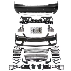 Ricambi Auto Kit Carrozzeria Stile S63 S65 AMG per Mercedes <span class=keywords><strong>Benz</strong></span> <span class=keywords><strong>W221</strong></span> Paraurti Auto Terminale di Scarico Griglia 2004-2013 - Product Image 2