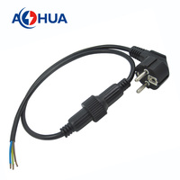 Proyecto de iluminación de alta potencia para exteriores, 50W, 100W, conectores de cable impermeables, M23, 3 pines, plástico, macho, hembra, Pug, IP65, conector LED