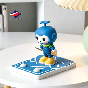 Support de téléphone et tablette universel LZY, personnalisé, créatif, <span class=keywords><strong>en</strong></span> PVC <span class=keywords><strong>3D</strong></span>, figurine de <span class=keywords><strong>dessin</strong></span> <span class=keywords><strong>animé</strong></span>, 20 ans d'expérience - Product Image 5