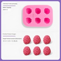 Industriële 3D fruit siliconen mal aardbei mango ananas ijsroom mousse food grade voor hoogvolume productie OEM